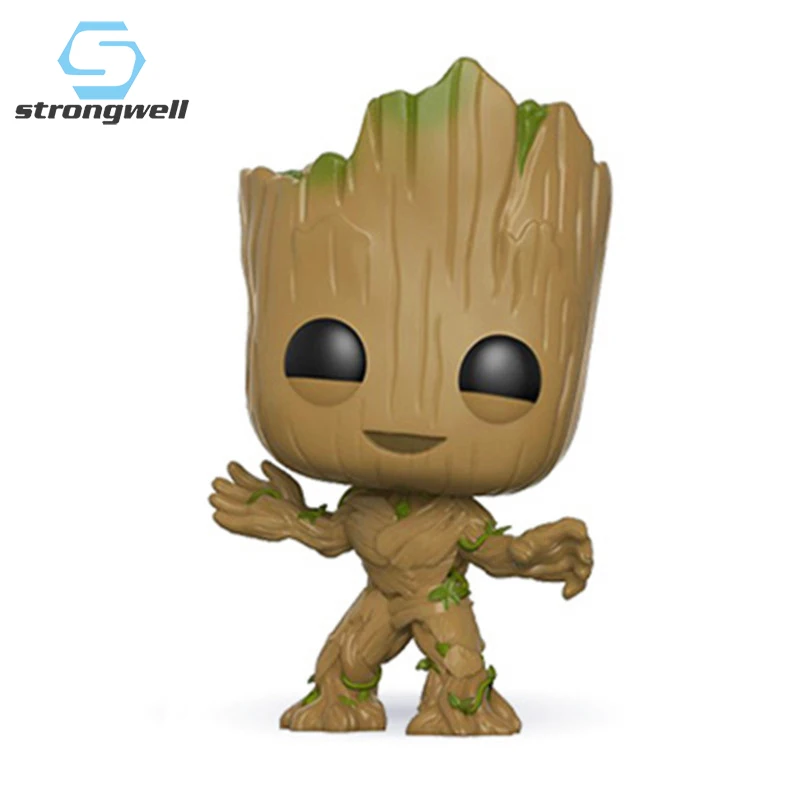 

Strongwell Baby Groot Animation Model Groot Figurine Tree Man Marvel The Galaxy Avengers Kid Decoration Toy Cartoon Cute Anime