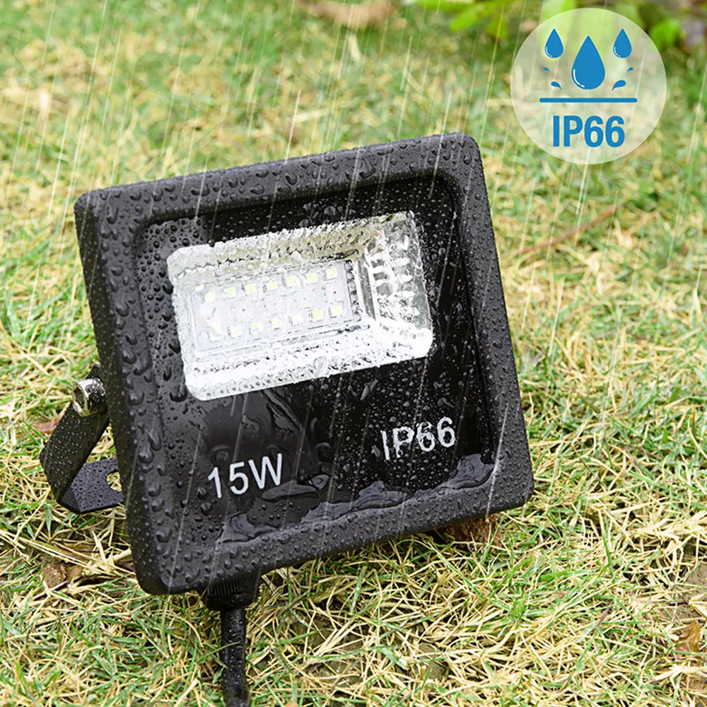 300w led flood light RGB LED FloodLight IP66 Waterproof Bluetooth APP Control RGBW LED Spotlight 15W 25W 50W 100W Garden Projector Outdoor Lighting led motion sensor flood lights