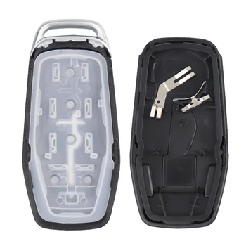 YIQIXIN custodia a conchiglia chiave a distanza per Ford F150 F250 Edge Explorer Fusion Mustang Lincoln MKC MKX MKZ HU101 pulsanti lama 3/4/5 - YIQIXIN custodia a conchiglia chiave a distanza per Ford F150 F250 Edge Explorer Fusion Mustang