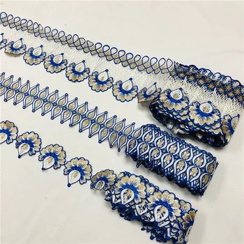 

30 yards Mix Beige Cotton Lace Trims DIY Hometexile Clothes Wrapping Cotton Ribbon Tape Cotton Material XM082402