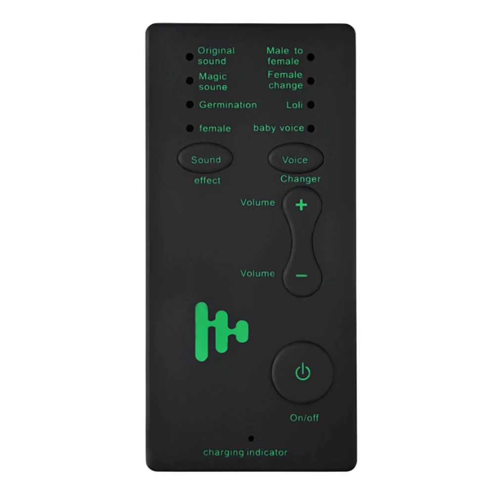 Voice Changer компьютер Voice Changer 7 различных звуковых изменений для любого мобильного телефона компьютера планшета IPad игровой машины и т. Д - Цвет: black