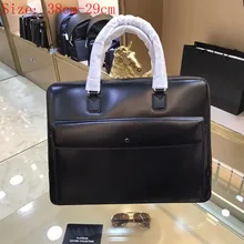 2022 new trendy high-quality men's briefcase, imported cowhide business handbag messenger bag, classic MB fashion office bag
