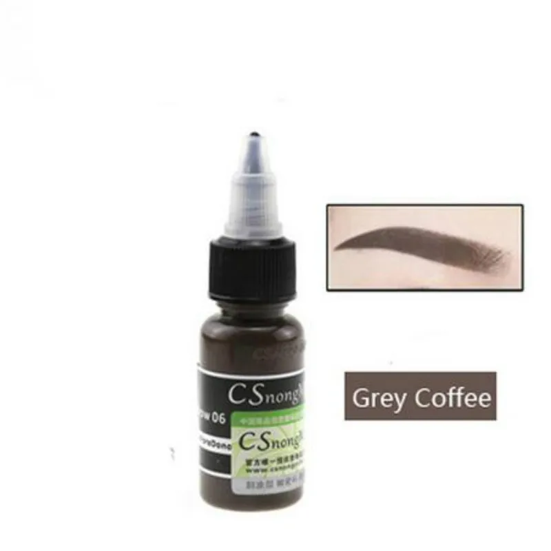 15ml Color Ink Tattoo Ink Manual Tattoo Pigments Microblading Pigment Permanent Makeup Eyebrow Eyeliner Lip Embroidery Pigment