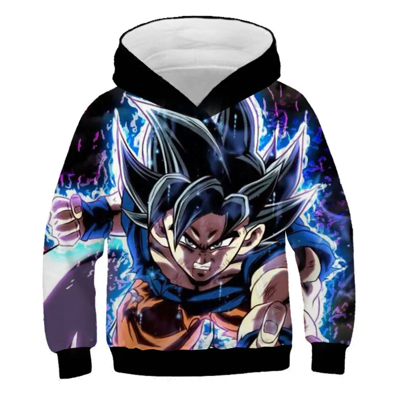 Толстовки с капюшоном в стиле аниме «Жемчуг дракона», «Z Pocket Gohan Goku», Детская толстовка с 3D принтом, толстовки Harajuku, детские толстовки с длинными рукавами для мальчиков и девочек - Цвет: NT-499