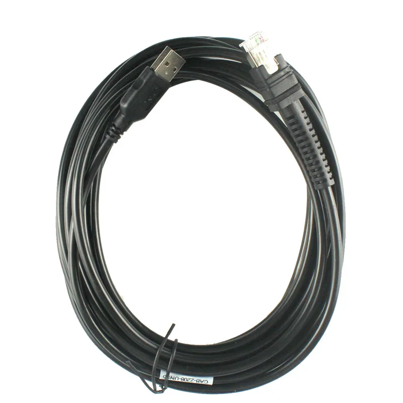 Прямой USB кабель для передачи данных 5 в м совместимый с Zebra LI3608 LI3678 DS3608 DS3678 сканера
