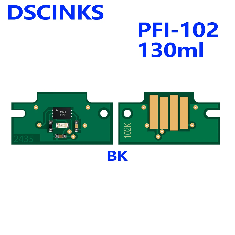Chip de Cartucho para Canon Pfi102 Pfi104 Ipf650 Ipf655 Ipf750 Ipf755 Ipf760 Ipf765 Ipf 650 655 750 755 760 765 Pfi 102 104 Pfi102 - Imagem 4