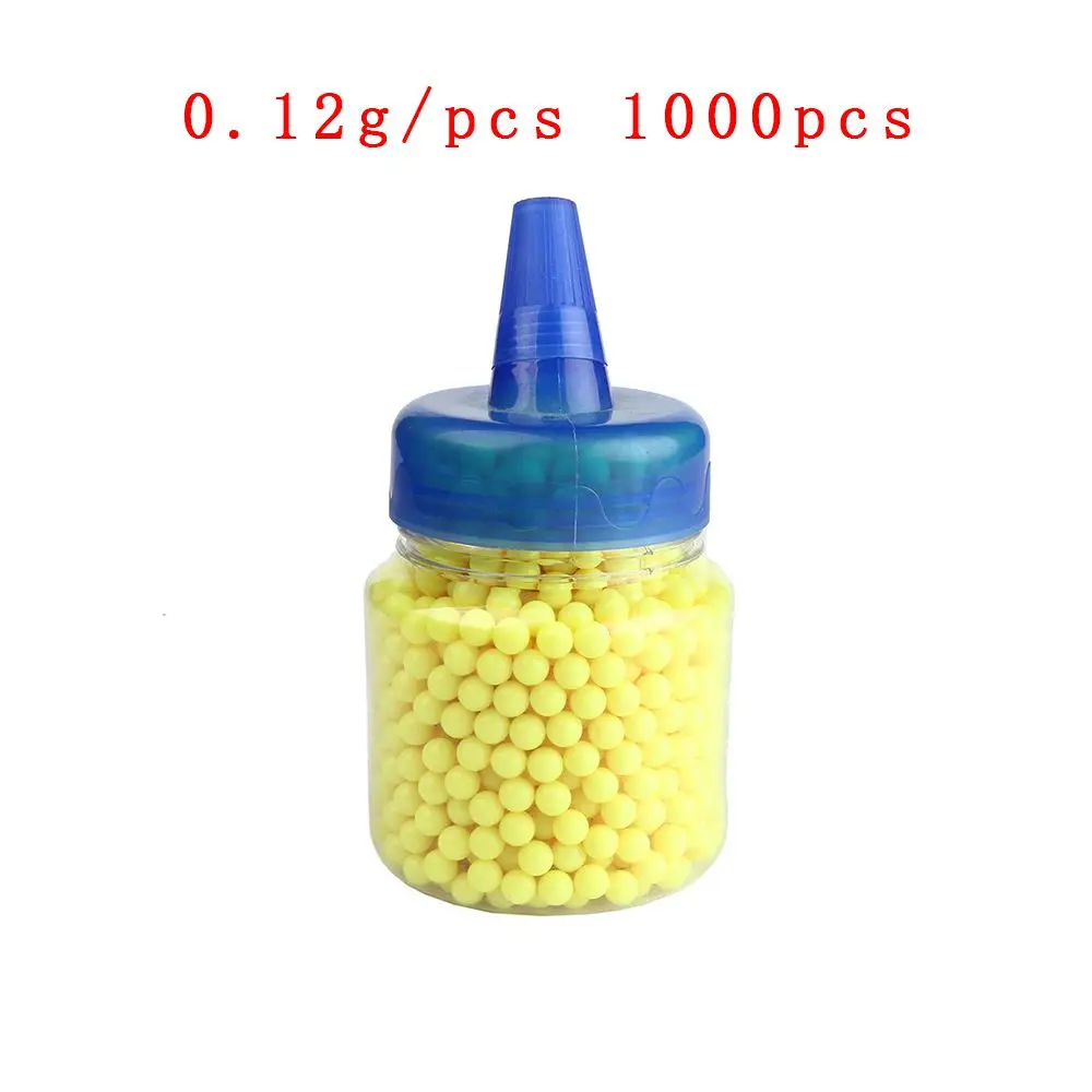 0.12g 1000 pieces BB мяч 0,12 г страйкбол тактический 1000 патронов Пейнтбол Охотничья винтовка ударная пушка патроны стреляющая пуля Рогатка страйкбол мяч - Цвет: 0.12g 1000 pieces