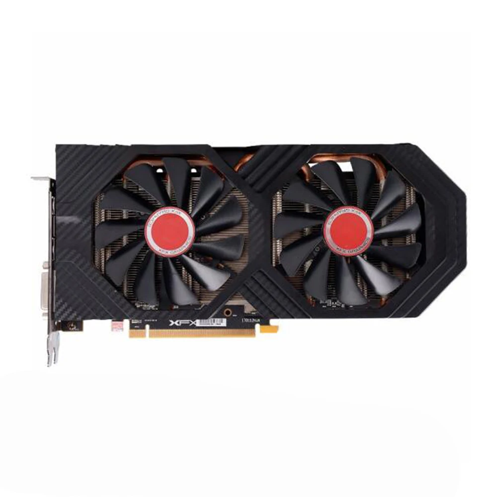 Видеокарта XFX RX580 4 ГБ DDR5, видеокарта AMD GPU Radeon RX 580, 4 Гб, игровые видеокарты для ПК, настольная видеоигра, видеокарта, используемые карты