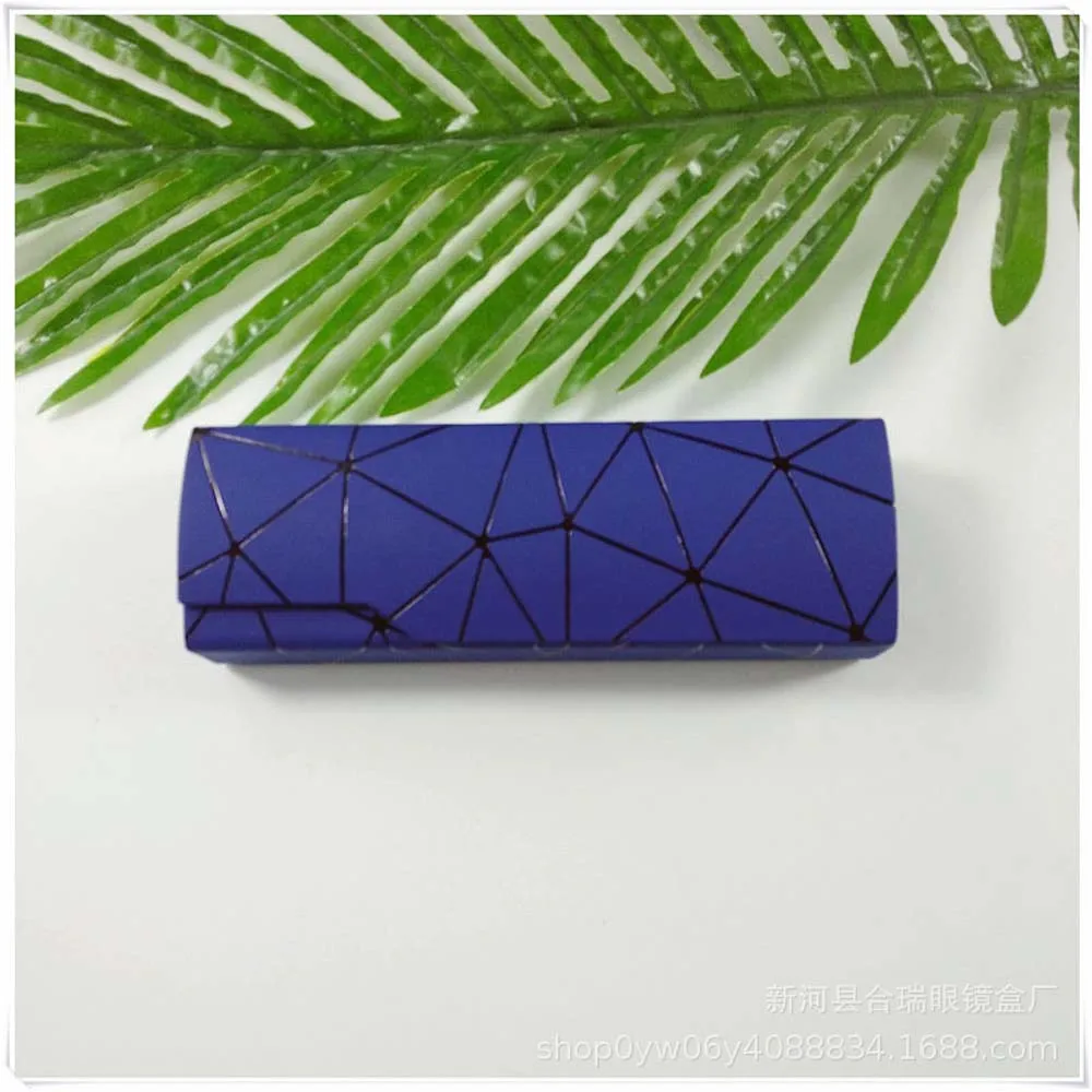 royal blue 1 шт., хит, для женщин, мужчин, унисекс, коробка для очков, защитный чехол, портативный, модный, ручной работы, оптические очки для чтения, аксессуары - Цвет: royal blue