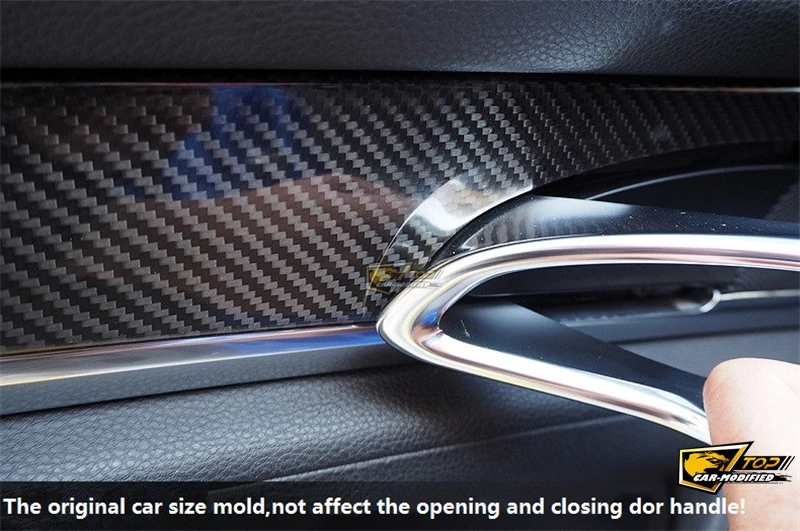 14-Free shipping 14pcsset car interior accessories for porsche panamera accessories door inside decoration trims
