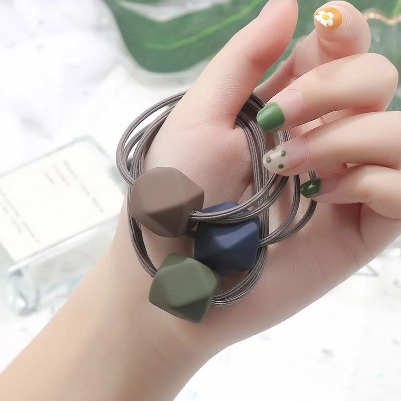 Square Elastic Hair Band Hair - Image 4