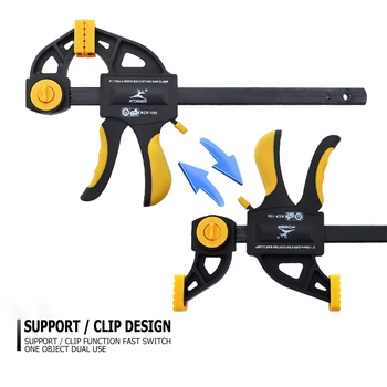 

DIY Carpentry Hand Vise Grip Tools Gadget Tool DIY Hand Woodworking Woodworking F Clamps Quick Ratchet Release