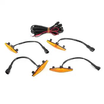 

grill mesh Car Front Grille LED Front Bumper Grille Light with Wiring Harness Kit Fit for Toyota 4Runner 2014‑2019