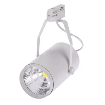 

15W AC85-265V 1350LM COB Track Rail LED Light Spotlight Lamp Adjustable for Shopping Mall Clothes Store Exhibition Office