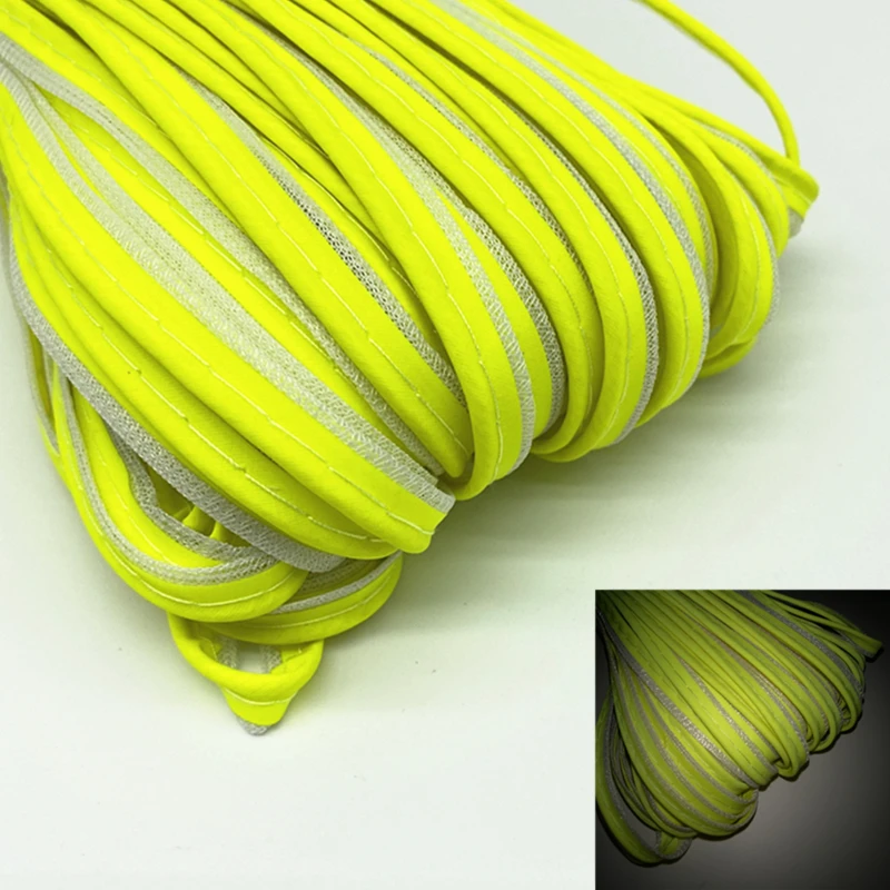 Sewing Ribbon 5 yards 9mm Reflective Edge For Sheets Sofa Curtains Hats Clothes Various Fabric Sewing DIY