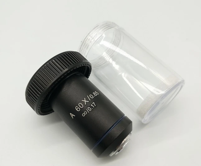 Scientific Infinite Microscope Objective 60X mounting screw 4/5''X1/36