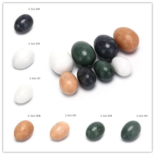 Natural Nephrite Jade Health Care Eggs Pelvic Muscle Exercise Tightening Balls For Pregnant Women 4 Styles 2 Sizes Health Care