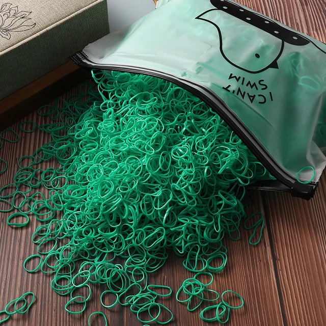 2000pcs Girls Hair Bands Hair Accessories Nylon Rubber Band Elastic Headband Children Ponytail Gum Holder Bands Kids Ornaments Bird bag-18