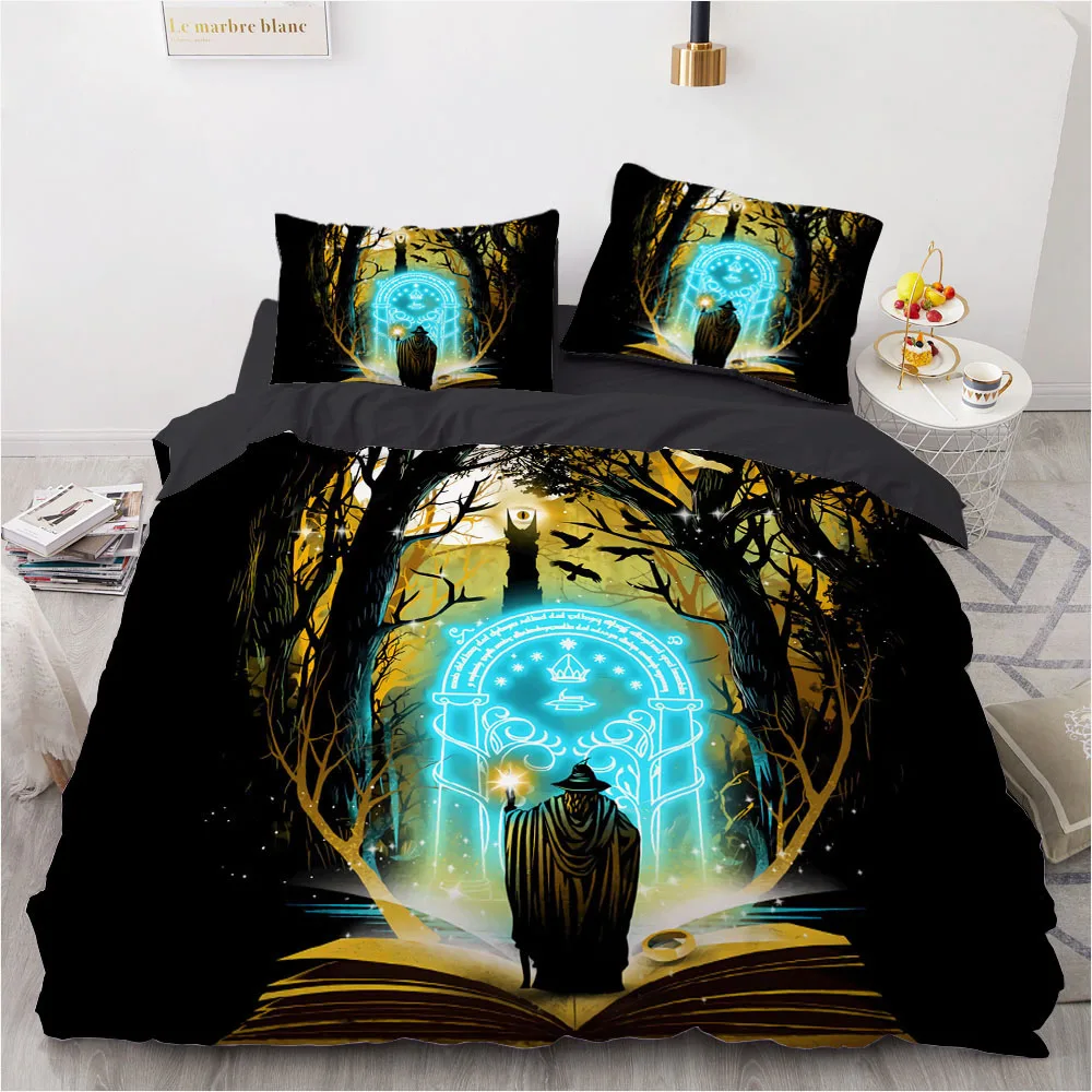 

3D Printed Bedding Sets luxury Cartoon Magician Roclet Astronaut Single Queen Double Full King Twin Bed For Home Duvet Cover