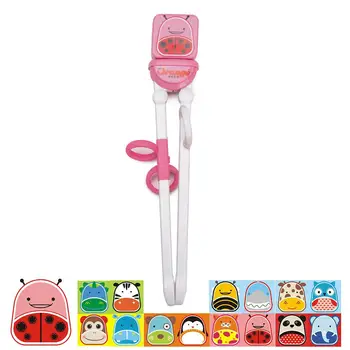 

Yiwa Kids Baby Training Chopsticks Cartoon Figures Learning Tableware Baby Training Chopsticks over 24 months multi-color