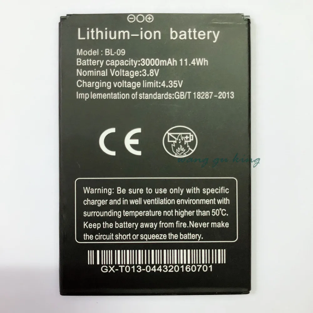 2018 100% Новый THL T9 Pro Аккумулятор 3000 мАч батарея BL-09 для смартфон Замена мобильных