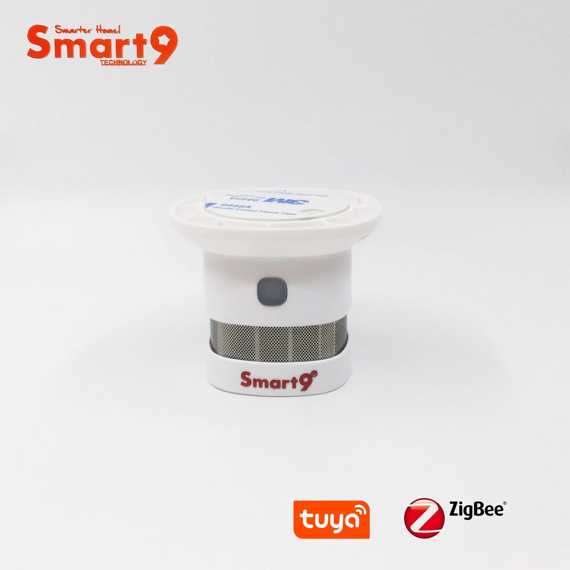 Smart9 датчик дыма ZigBee работает с TuYa ZigBee Hub, датчик пожарной сигнализации с питанием от батареи, сигнализация для Smart Life App