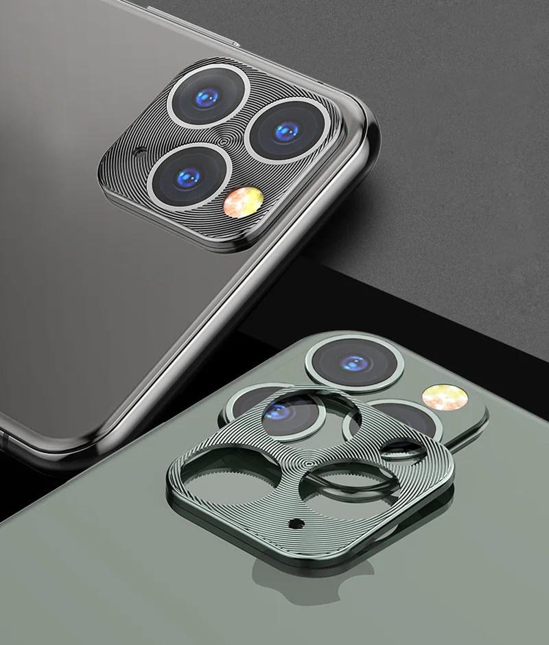 Защитное кольцо для объектива камеры iPhone 11 Pro роскошное алюминиевое защитное