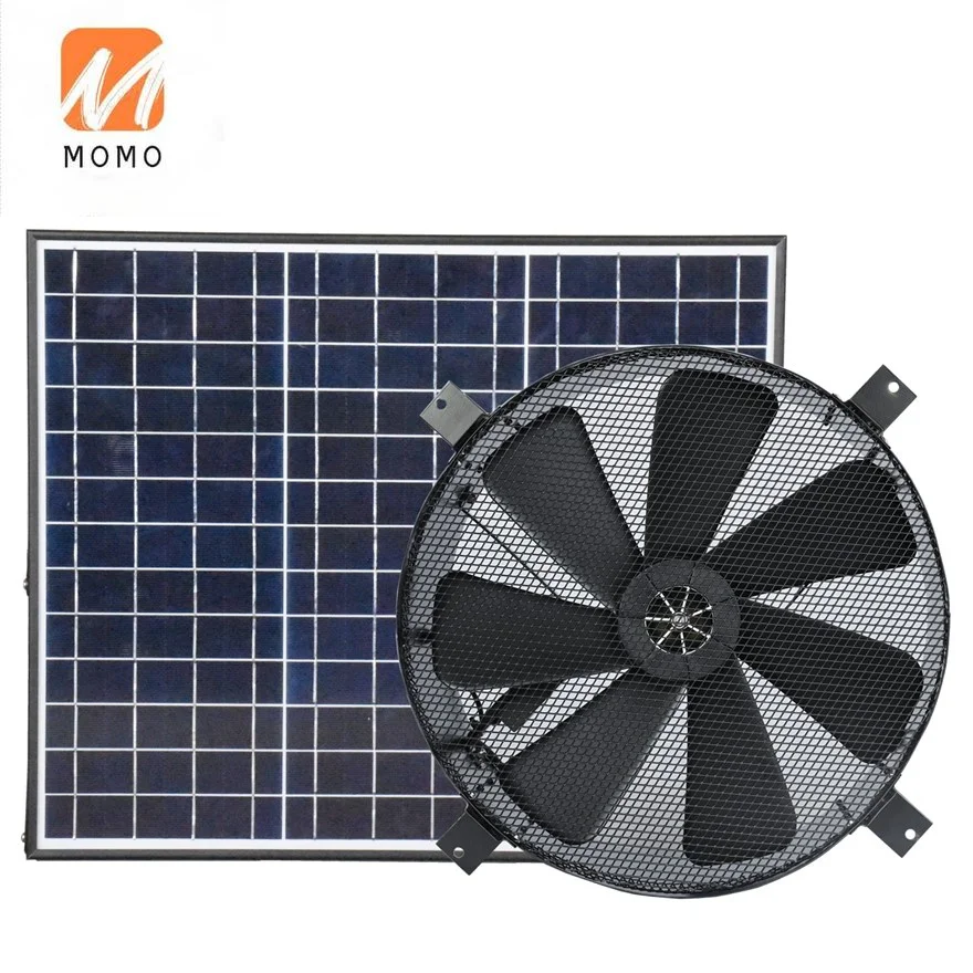 Hvac System Vent Tools 7 Blades 14'' Solar Panel Powered Wall Mount Dc Heat  Exhaust Propeller Fan Attic Gable Hot Air Extractor - Vents - AliExpress