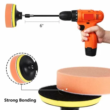

Drill Brush Set Power Scrubber Cleaning Kit Combo Scrub Tub Clean Car Bathroom