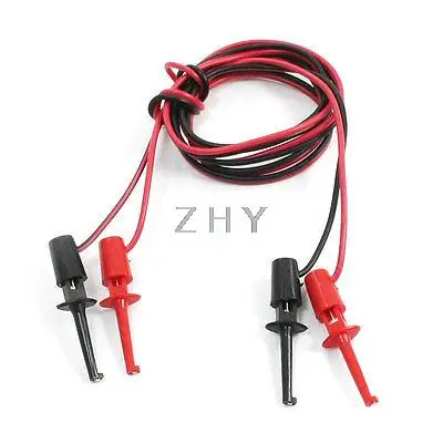

Multimeter Electrical Testing Double SMD IC Test Hook Lead Cable 1M Pair
