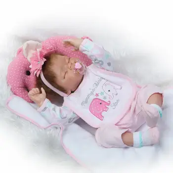 

NPK Model Soft Silcone Cloth Body Rebirth Infant Doll Hot Selling Recommended GIRL'S Toy