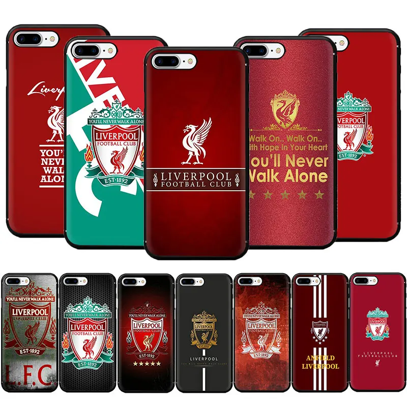 EWAU Liverpool Club Мягкий силиконовый чехол для телефона чехол для iPhone 5 5S SE 6 6s 7 8 Plus X XR XS 11 Pro MAX