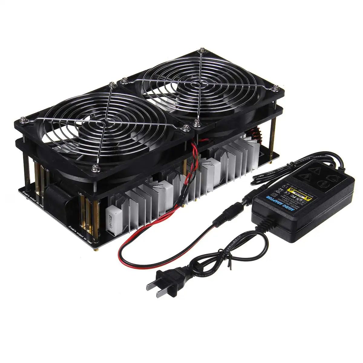 12 V-48 V 2500 W/1800 W звс индукционный нагрев Доска модуль Flyback драйвер нагреватель с катушкой+ двойной вентилятор, Питание комплект