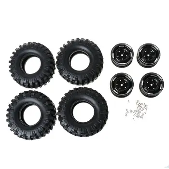 

Wholesale Support 4pcs 108mm 1.9 inch Rubber Tire with Metal Rim Wheel for 1/10 RC Axial SCX10 90046 Tamiya CC01 D90 D110 S290