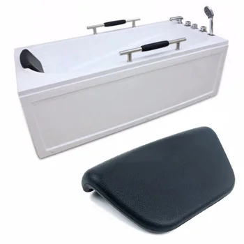 

Black Bath Pillow 265x150x60mm Home Bathroom Bathtub Spa Head Rest Neck Support Back Comfort Tub Holder