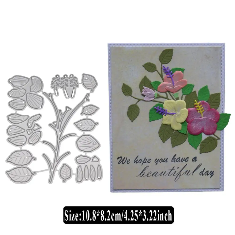 

Flower Cutting Dies for Card Making, URYKE Die Cuts Stencil Metal Pattern Template for DIY Embossing Scrapbooking New 2019