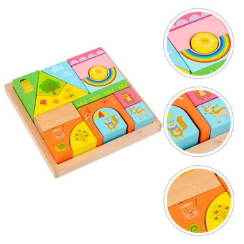 

1 Set Colorful Light Weight Cognitive Toy Building Block for Children