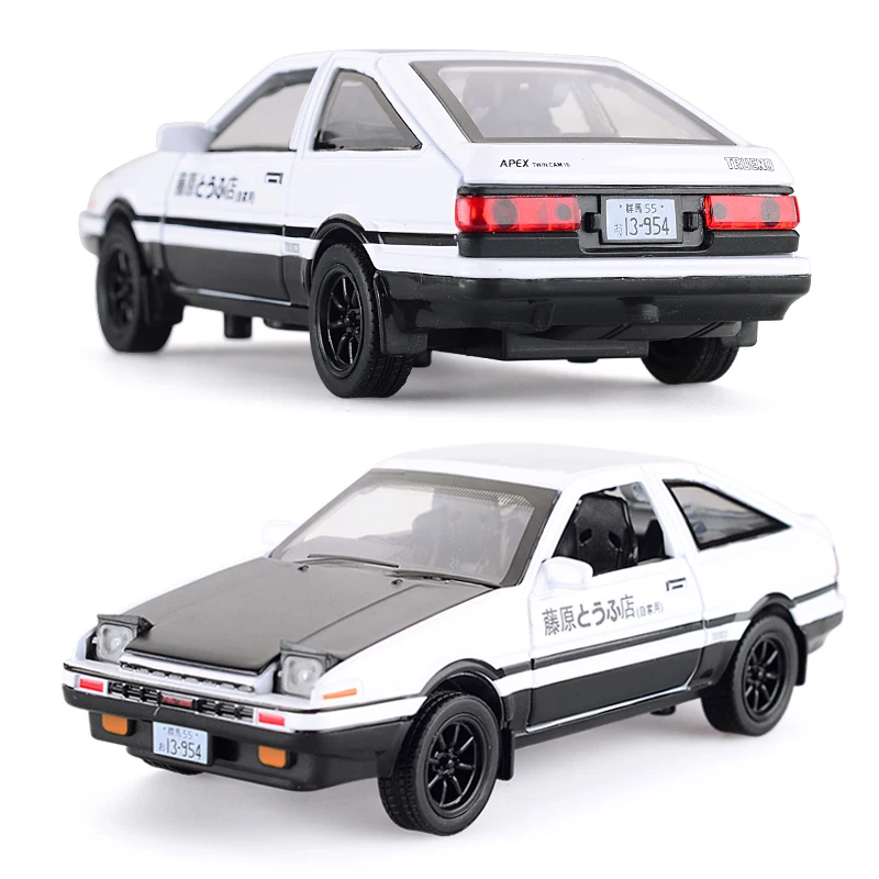 1:32 новой машины скорой помощи Toyota Initial D AE86 металлического сплава литья под