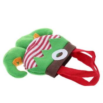 

New 21*17cm Lovely Christmas Gift Candy Chocolate Bag Pocket Festival Decorative Mini Handbag Year Party Candy Bag