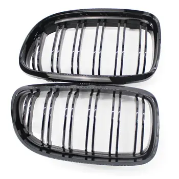 

Premium Quality 2PCS Car Front Grille Gloss Black Inlet Grill for BMW 3 Series E90 E91 318 320i 325i 330i 09-11