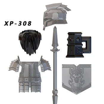 

Single Gold Kingsguard Armor Jaime Lannister Medieval Knight Action Figures Building Blocks Toys For Children Kt1014 Kt1015
