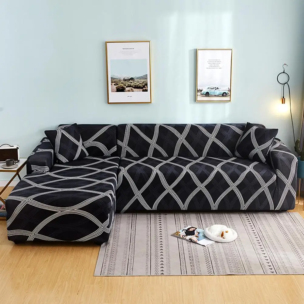 Чехол для дивана, эластичный набор, l-образный эластичный чехол для дивана, удобный угловой чехол для дивана, протектор для украшения дома# CW