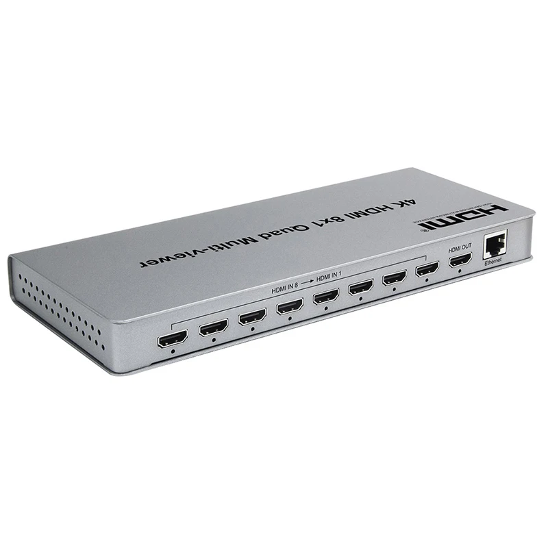 8X1 hdmi мультипросмотрщик 4 к выход HDMI коммутатор 8 вход бесшовный HDMI мультипросмотрщик скейлер переключатель ИК-экран делитель конвертер