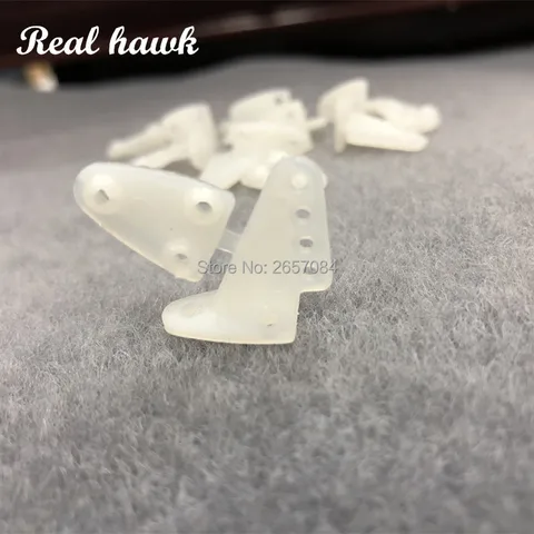 10 Setslot nylon triangular Pin Horns 21x20 4hole L21xW11xH20 without screw RC Airplanes Parts Electric Planes Foam Aeromodell title=