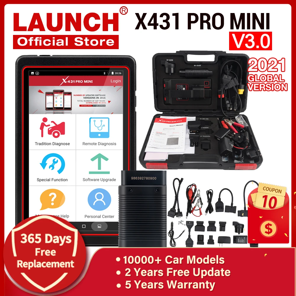Best Seller Code-Reader Scanner Car-Diagnostic-Tool Launch X431 X431-V X-431 pro Mini Bluetooth/wifi bVnQk5z9g