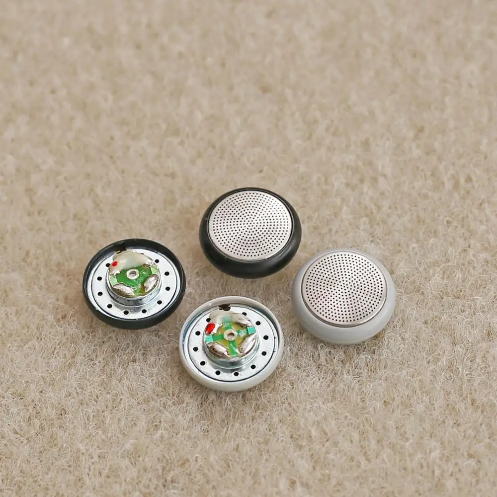 

10pcs 15.4mm speaker unit earphone accessories vocal 32ohms 110db metal cover
