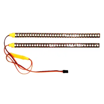 

RC LED Strip, 34 LED - 7 Colors - 20 Modes - 9.4 Inch Toy Car Luminous Light for 1/10 RC Car TRX-4 SCX10 D90