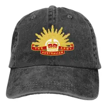 Бейсбольная кепка с нейтральной регулируемой символикой австралийской армии