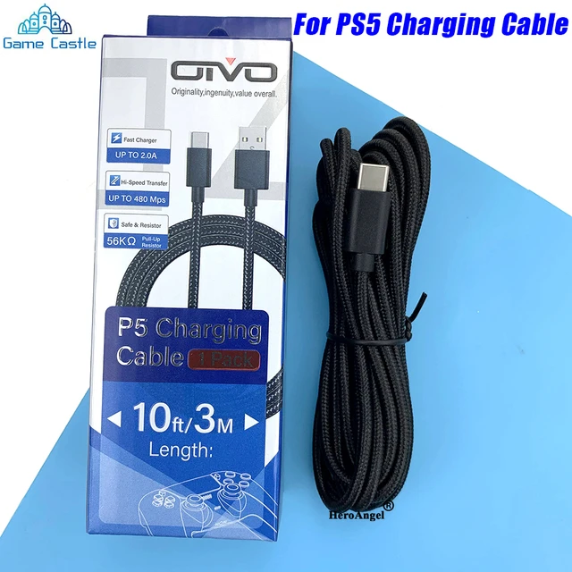 Cable de datos Trust Type-C 3M para PS5 / Smartphone / Android Auto