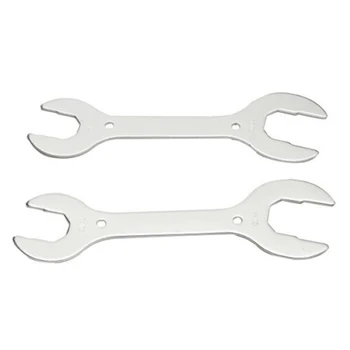 

2pcs/set Spanner Handheld Steel Outdoor Cycling Tools Easy Carry Axle Pedal Bicycle Wheel Durable Bike Hub Cone Wrench 30to40mm